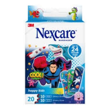 Nexcare Kids Assorted Cool Bandages N3-20-2B 20 Pieces