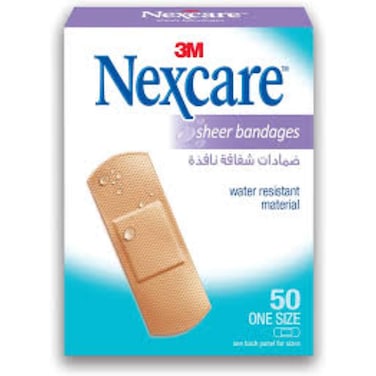 Nexcare Sheer Bandages Standard 656 50 Pieces