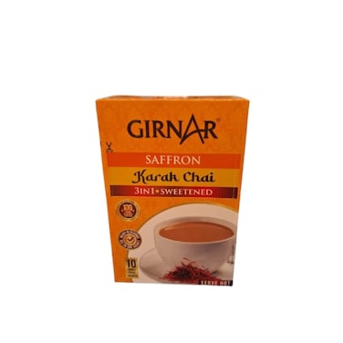 Girnar Saffron Karak Chai 3in1 Sweetened 10 Sachets