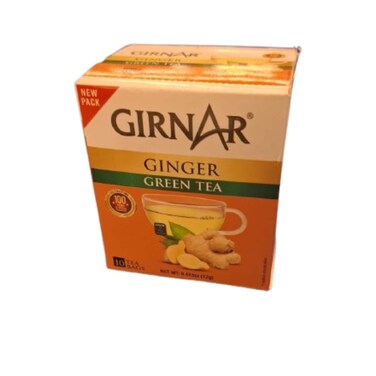 Girnar Ginger Green Tea 10 Tea Bags 12g