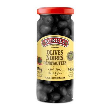 Borges Pitted Black Olives 160 gr