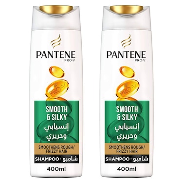Pantene Smooth and Silky Shampoo and Conditioner 375 ml + 360 ml