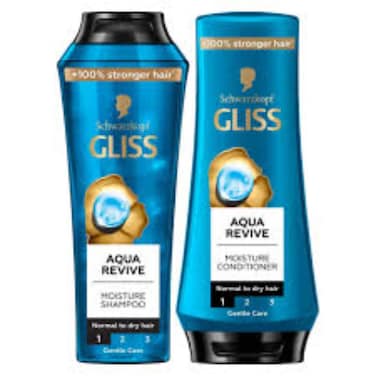 Gliss Aqua Revive Moisture Shampoo 400 ml and Conditioner 360 ml