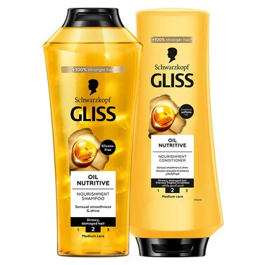 Glizz Oil Nutritive Nourishment Shampoo 400 ml and Conditioner 360 ml