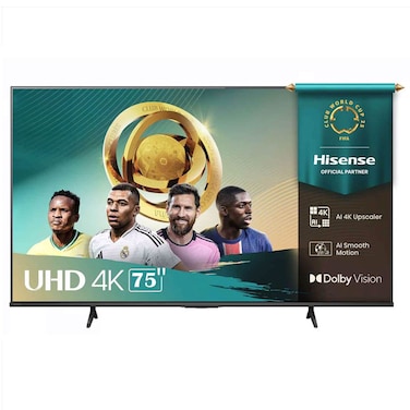 HISENSE UHD TV 75'' 75A61Q 4K BK