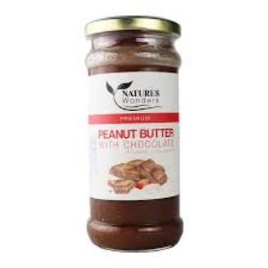 Natures Wonders Peanut Butter with Chocolate 300g