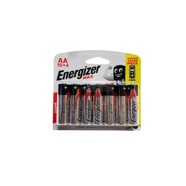 Energizer Max Battery Aa10+4