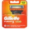 Gillette Razor Blades Fusion 4 Pieces