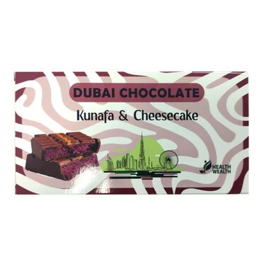 Health Wealth Kunafa Choco Cheese Cake Chocolate 220 gr