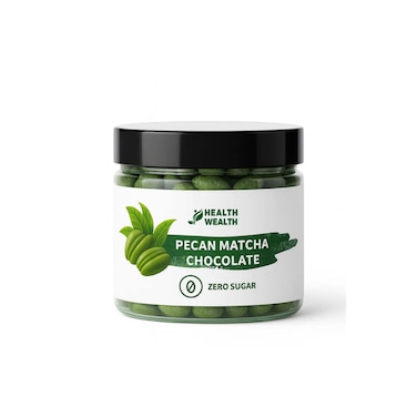 Health Wealth Pecan Sugar-Free Matcha 150gr