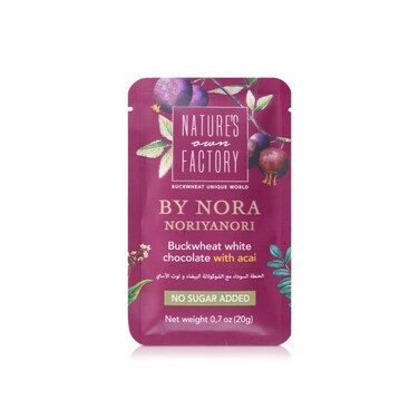 Nof Buckweat White Choco Acai 20Gr