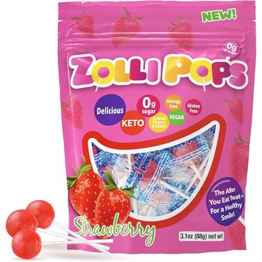 Zolli Pops Teeth Pops Strawbery 310Gr