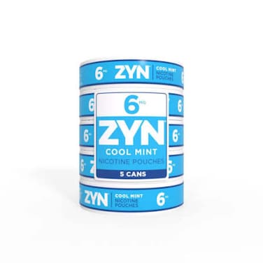 Zyn Cool Mint Nicotine Pouches Mini 6 mg &times; 5Pieces