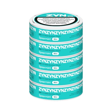Zyn Spearmint Nicotine Pouches Mini 6 mg &times; 5Pieces