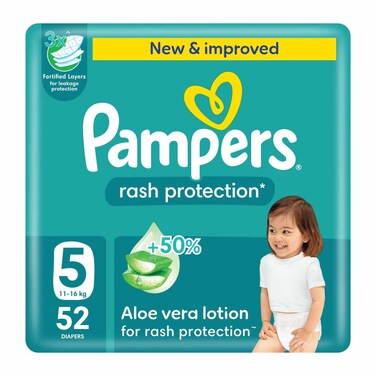 Pampers Diaper S5 Mega Pack 52 Pieces