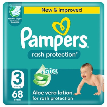 Pampers Diaper S3 Mega Pack 68 Pieces
