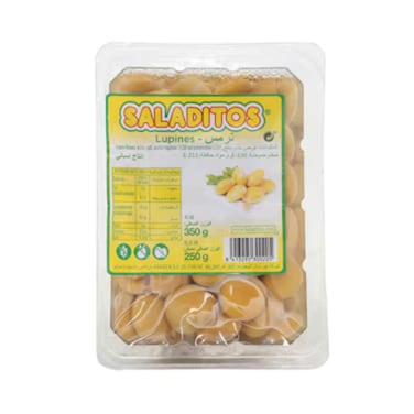 Saladitos Lupins Plastic Tray 350 gr