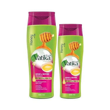 Vatika Shampoo Repair and Restore 400ml + 200ml