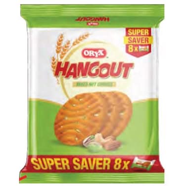 Oryx Hangout Mix Nut Cookies 27g pack of 8
