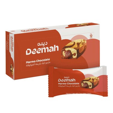 Deemah Marmao Cake Chocolate 40gr x 12 Pieces