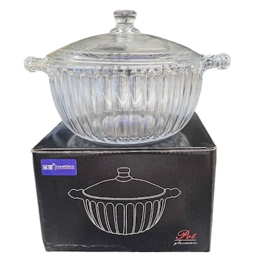 Glass Candy Bowl With Lid