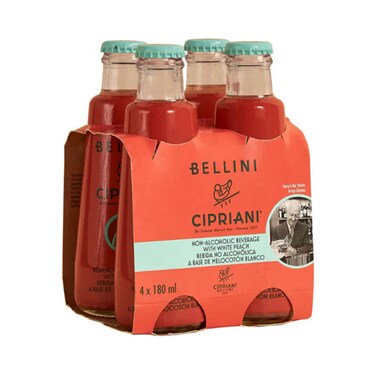 Bellini Juice White Peach 180Mlx4 Pieces