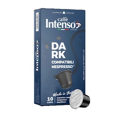 Intenso Dark Roast Coffee Capsules Pack of 10 Pieces