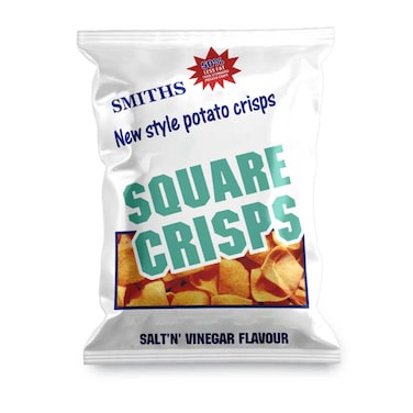 Smiths Square Crispy Salt and Vinegar Single 100 gr