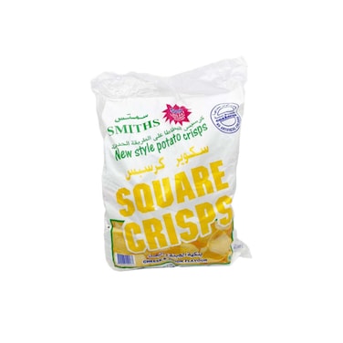 Smiths Square Crisps Cheese &amp; Onion 20gr x 25 Pieces