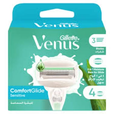 Venus ComfortGlide Sensitive Cartridges 4Pieces