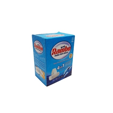 Rambo Toilet Cleaner &amp; Freshener Sea Breeze 3pcs