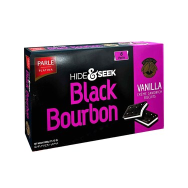 Parle Hide &amp; Seek Black Bourbon Vanilla 600gr