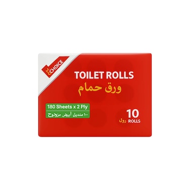 My Choice Toilet Roll 10 boxes x 180 sheets