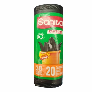 Sanita Club Garbage Bags Bio 30 gal Roll 20 x 10