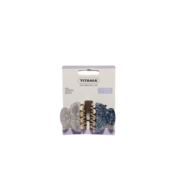 Titania 8251 Clips Light Gray 2 Pieces