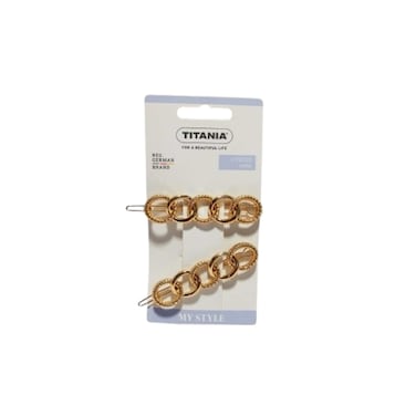 Titania 8216 Clips Chain Gold 2 Pieces