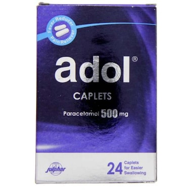 Adol 500mg Caplets 24 Pieces