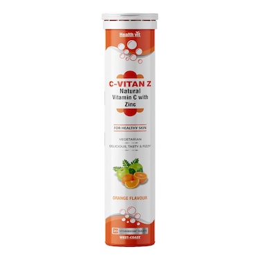 C‑Vitan Natural Vitamin C + Zinc Tablets 20 Pieces