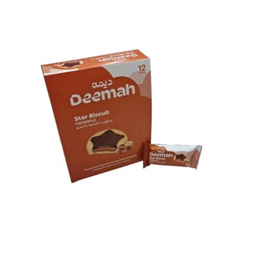 Deemah Star Biscuit Hazelnut 26 gr x 12