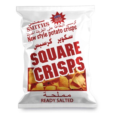 Smiths Square Crisps Salted 20 Gram