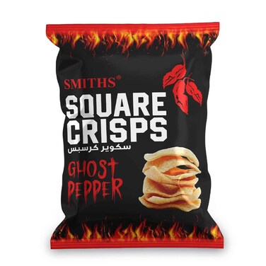 Smiths Square Crisps Ghost Pepper Hot 20 Gram