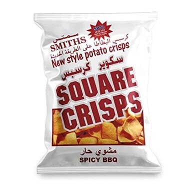 Smiths Square Crisps Spicy BBQ 20 Gram