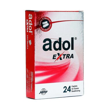 Adol Extra Caplets 24 Pieces