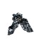 Scrunchie Black and White Adornmen 10 gr