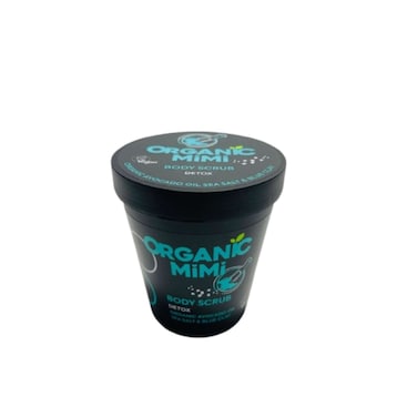 Organic Mimi Avocado Oil and Sea Salt Blue Clay Body Scrub  280 gr