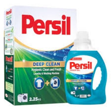 Persil Powder Detergent Low Sodium 2.25kg + Gel 1L
