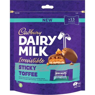 Cadbury Sticky Toffee Minibag 136.5 gr