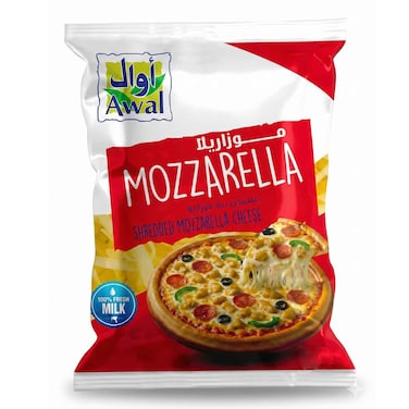 Awal Shredded Mozzarella Cheese 500 Gram