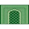 Trishi Light Star Prayer Mat Green