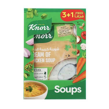 Knorr Soup cream of Chicken 4 x 65 gr